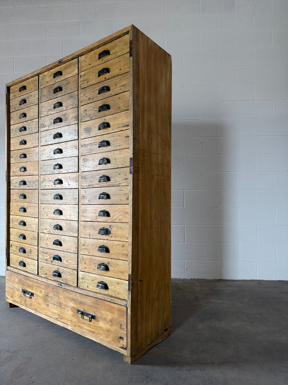 Antique European pine haberdashery - House on Horizon