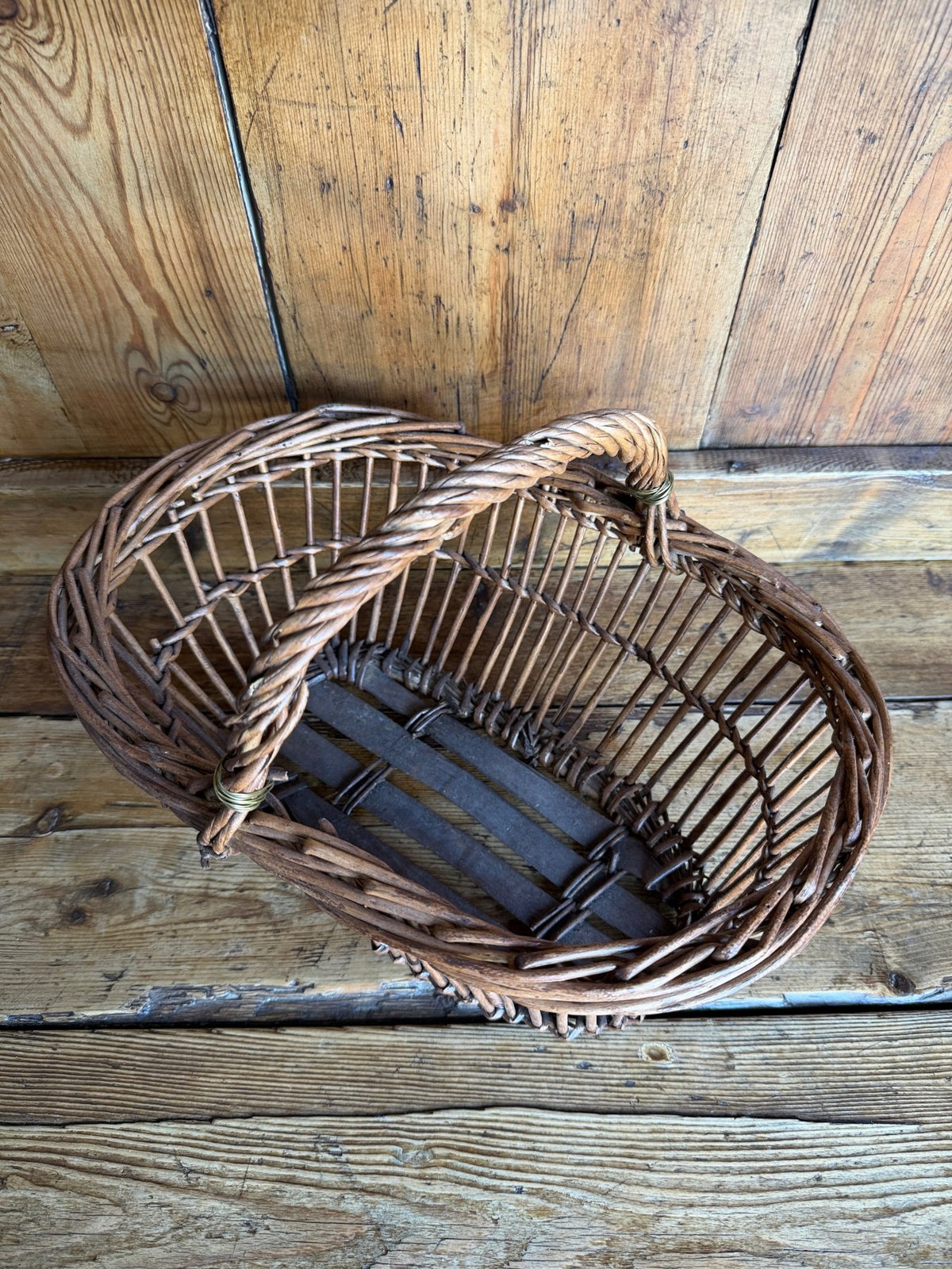 Antique French basket - House on Horizon