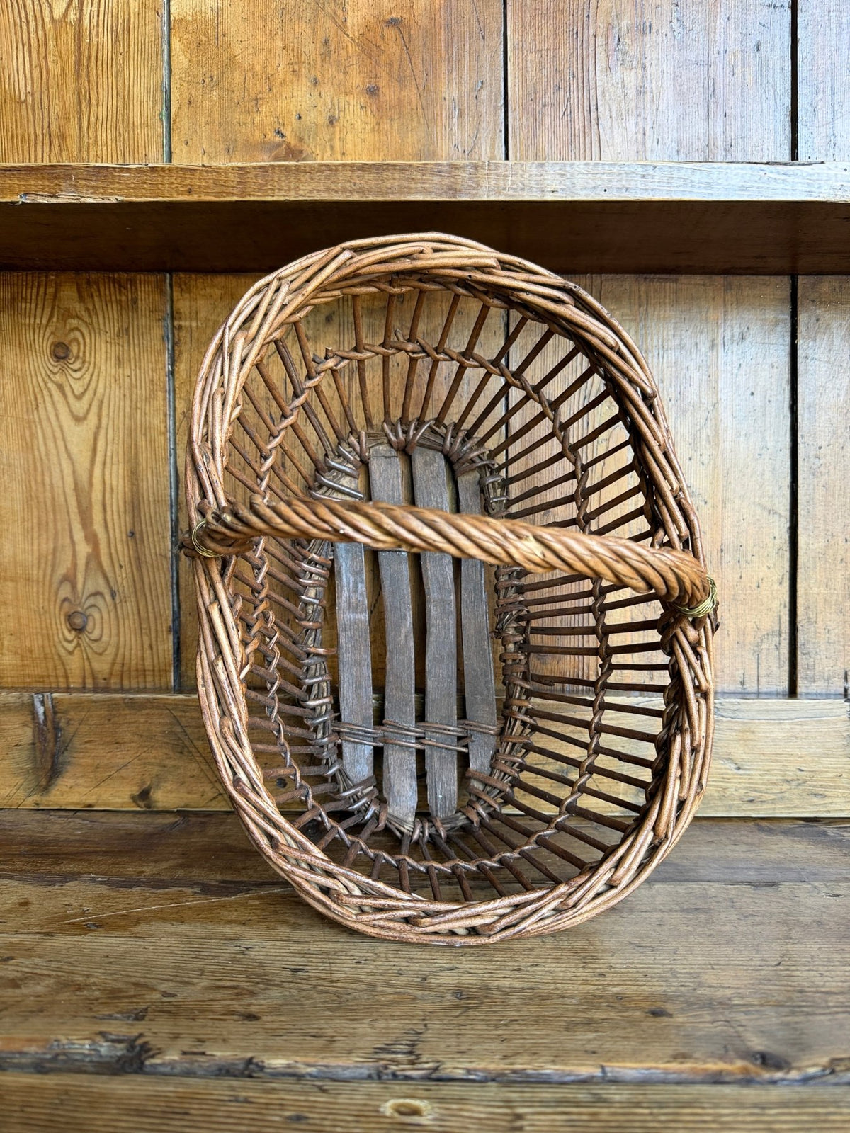 Antique French basket - House on Horizon