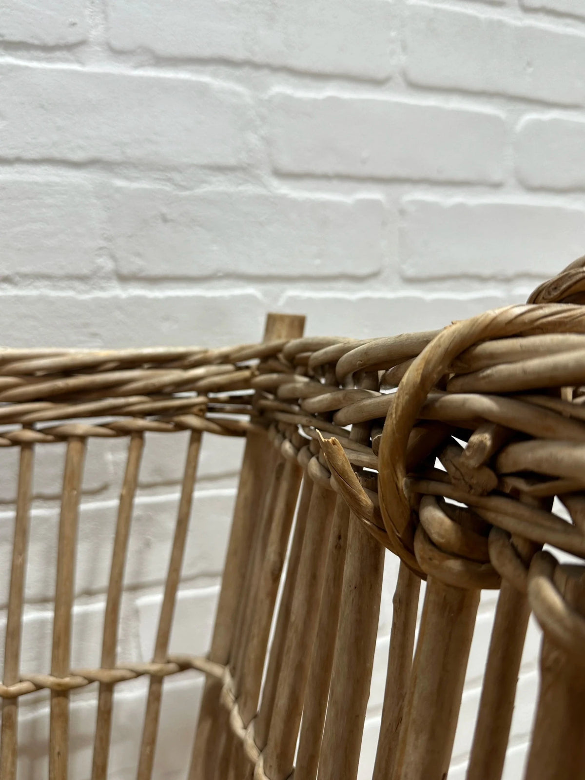 Antique French laundry basket - House on Horizon