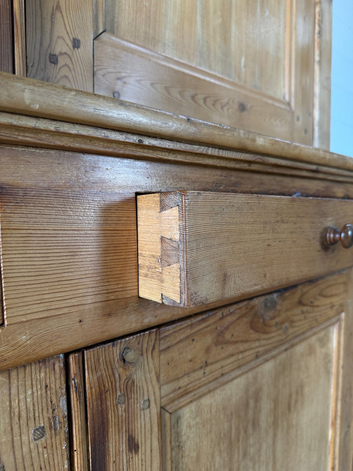 Antique French linen press - House on Horizon