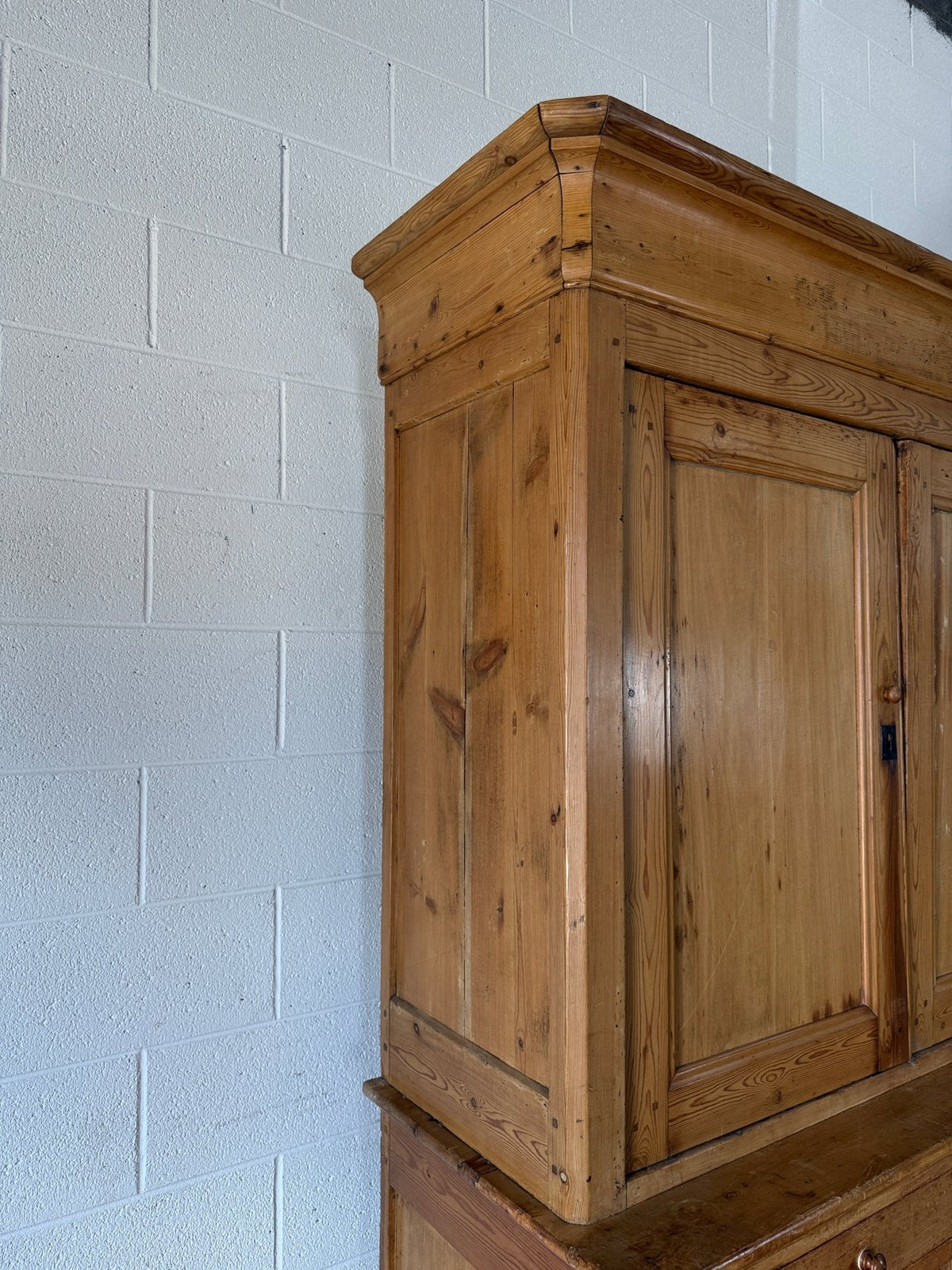 Antique French linen press - House on Horizon