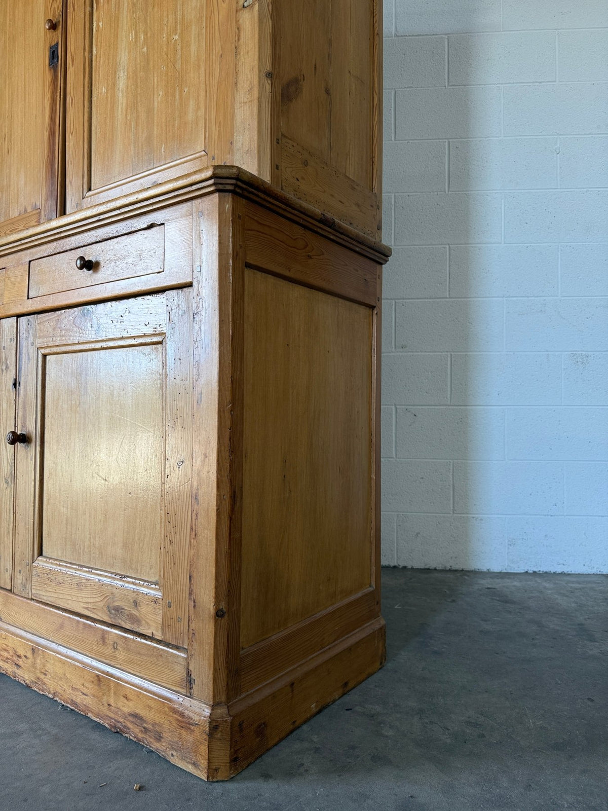 Antique French linen press - House on Horizon