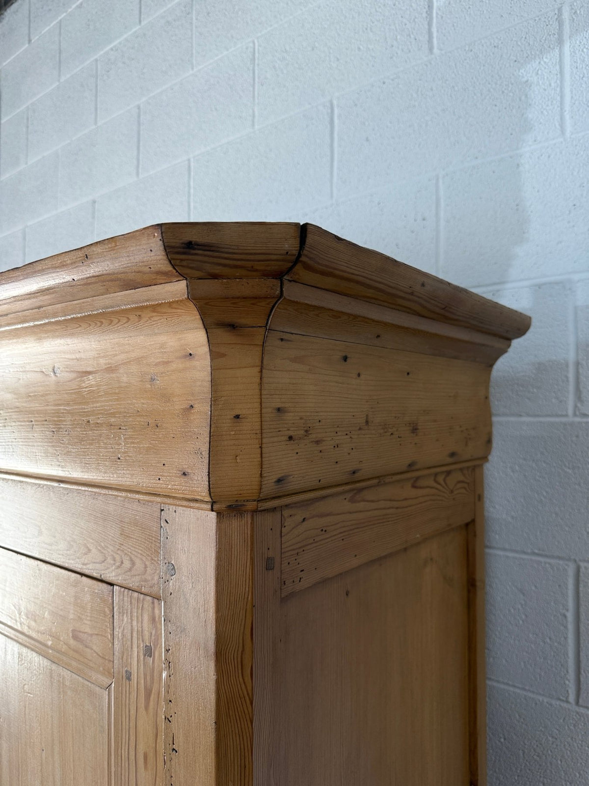 Antique French linen press - House on Horizon