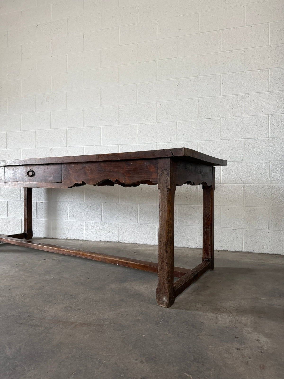 Antique French Oak Dining Table - House on Horizon