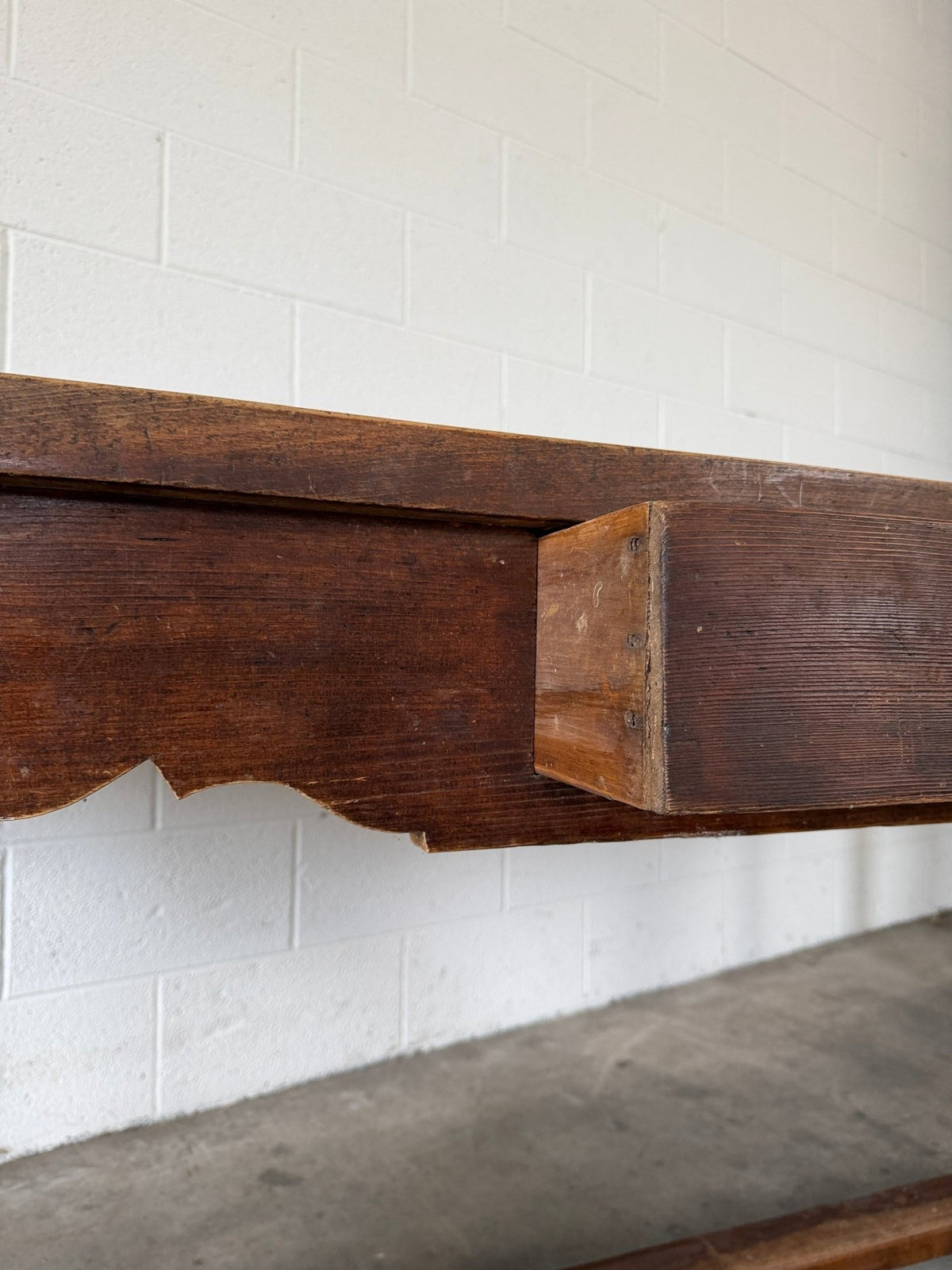 Antique French Oak Dining Table - House on Horizon