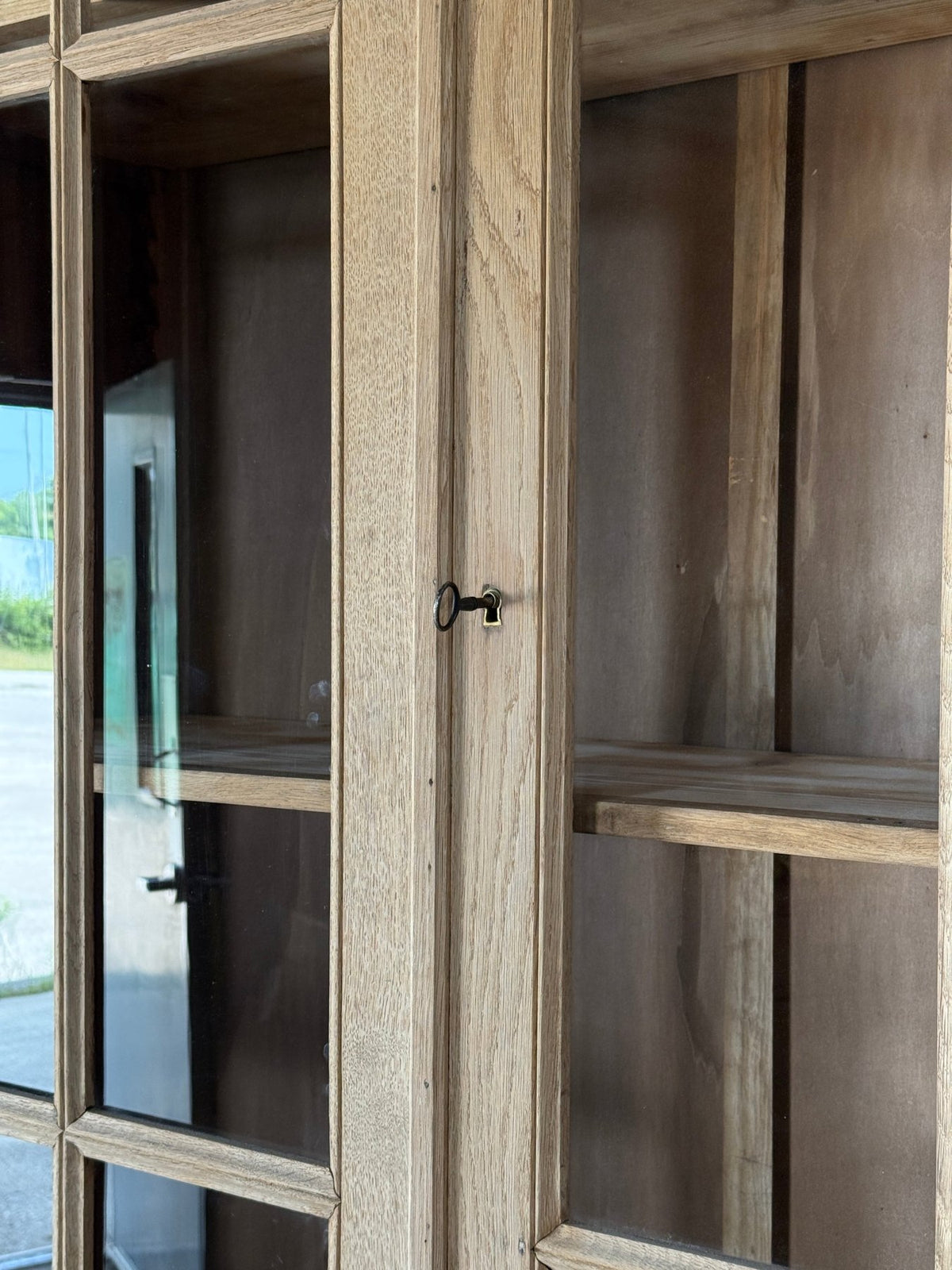 Antique French Oak Display Cupboard - House on Horizon