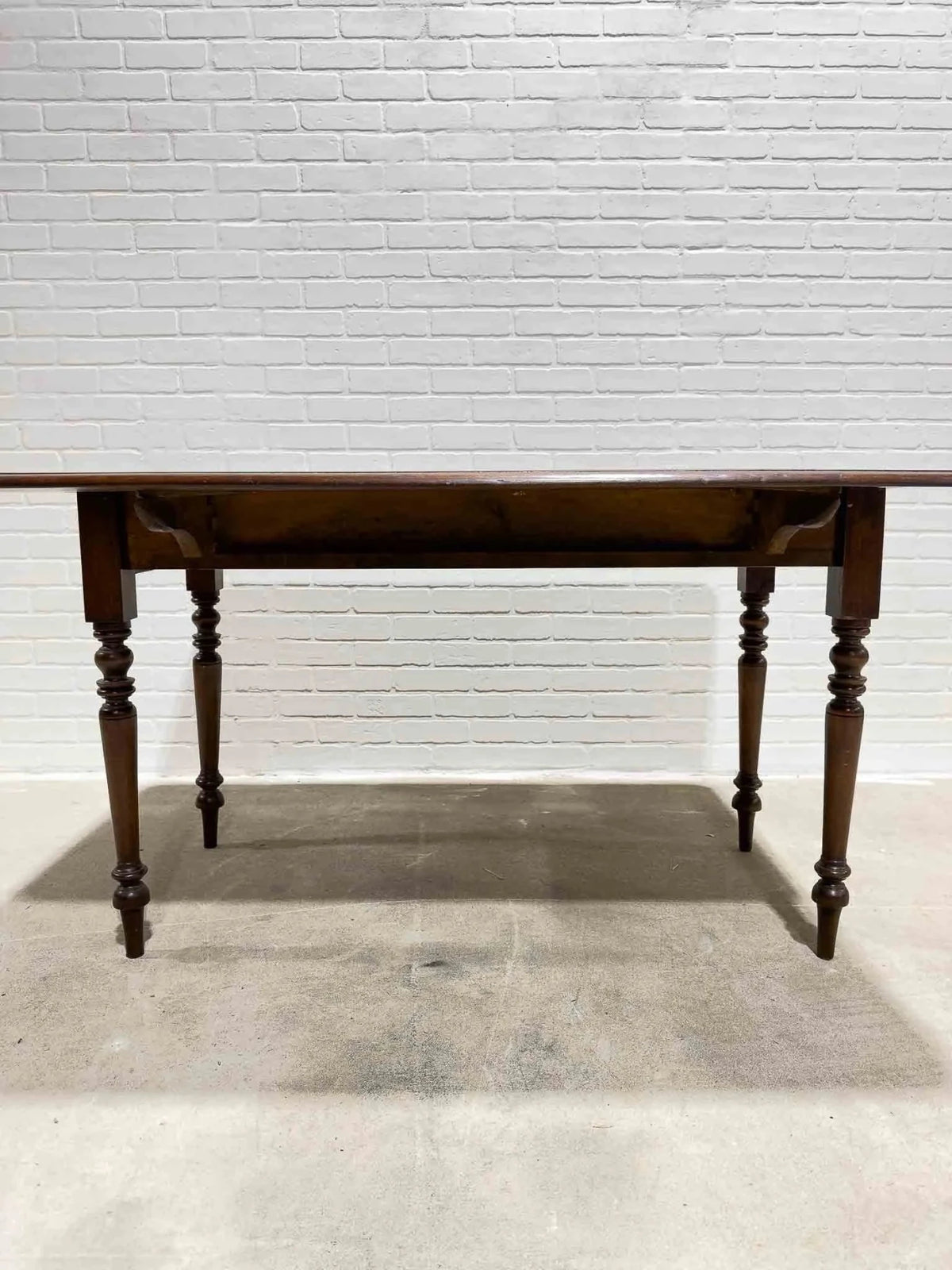 Antique mahogany drop leaf table - House on Horizon