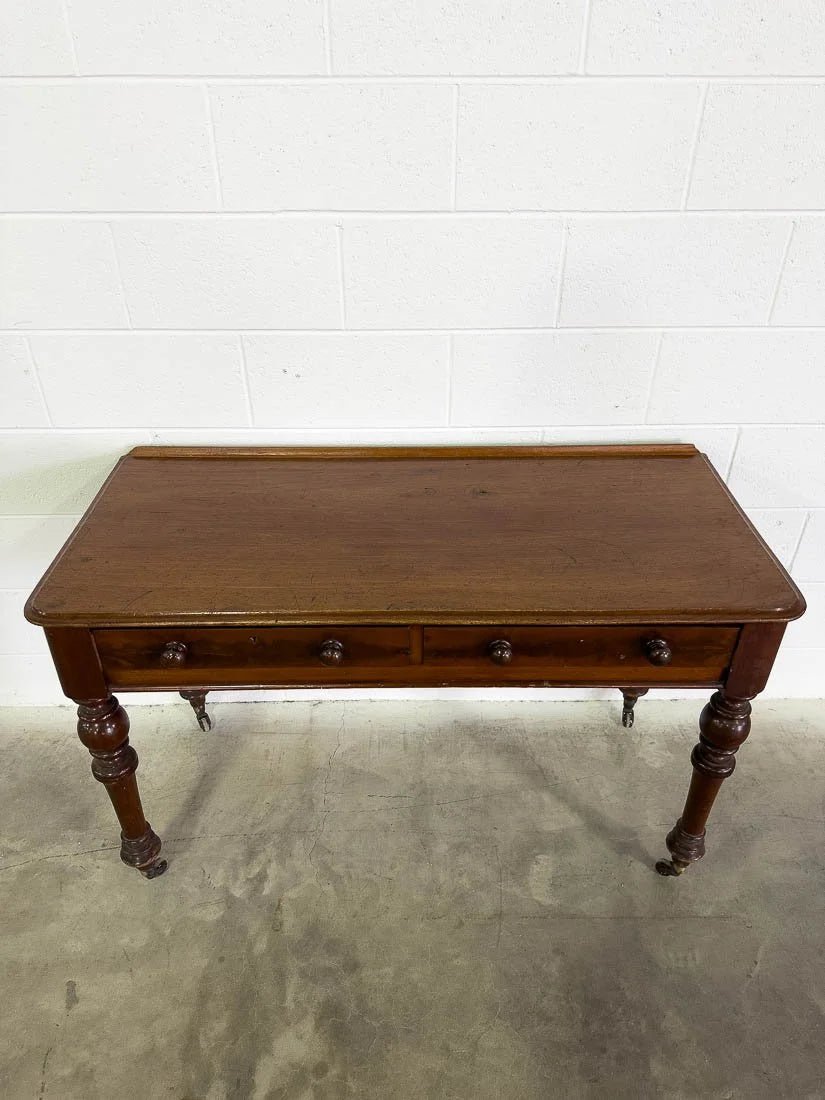 Antique mahogany table or desk - House on Horizon
