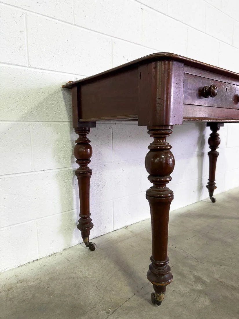 Antique mahogany table or desk - House on Horizon