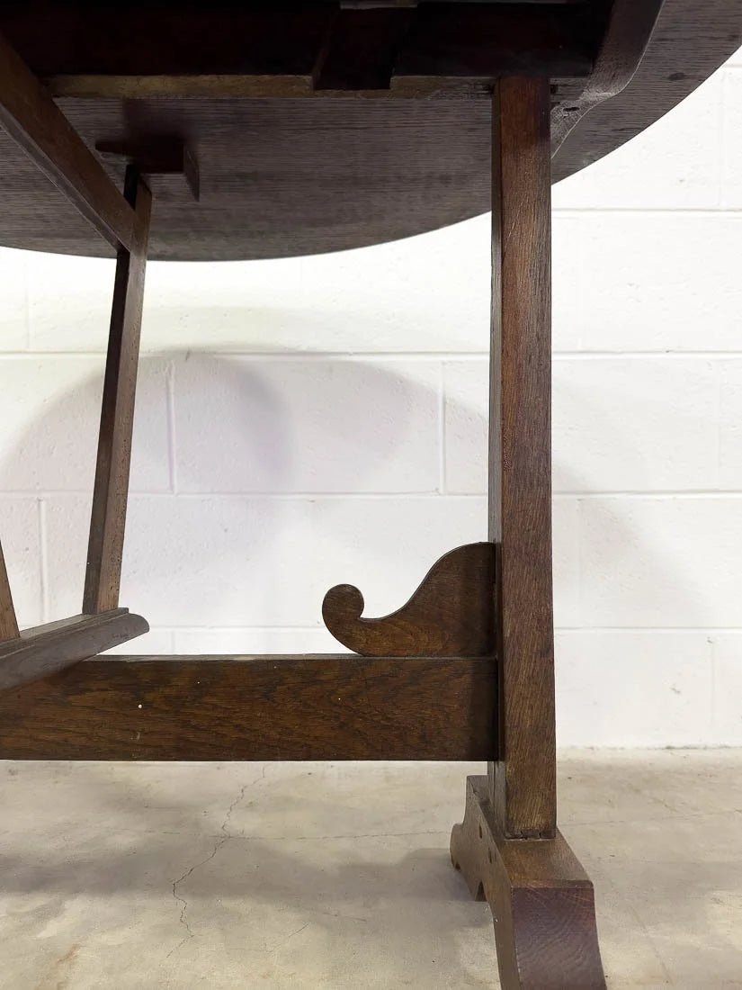 Antique oak orchard table - House on Horizon