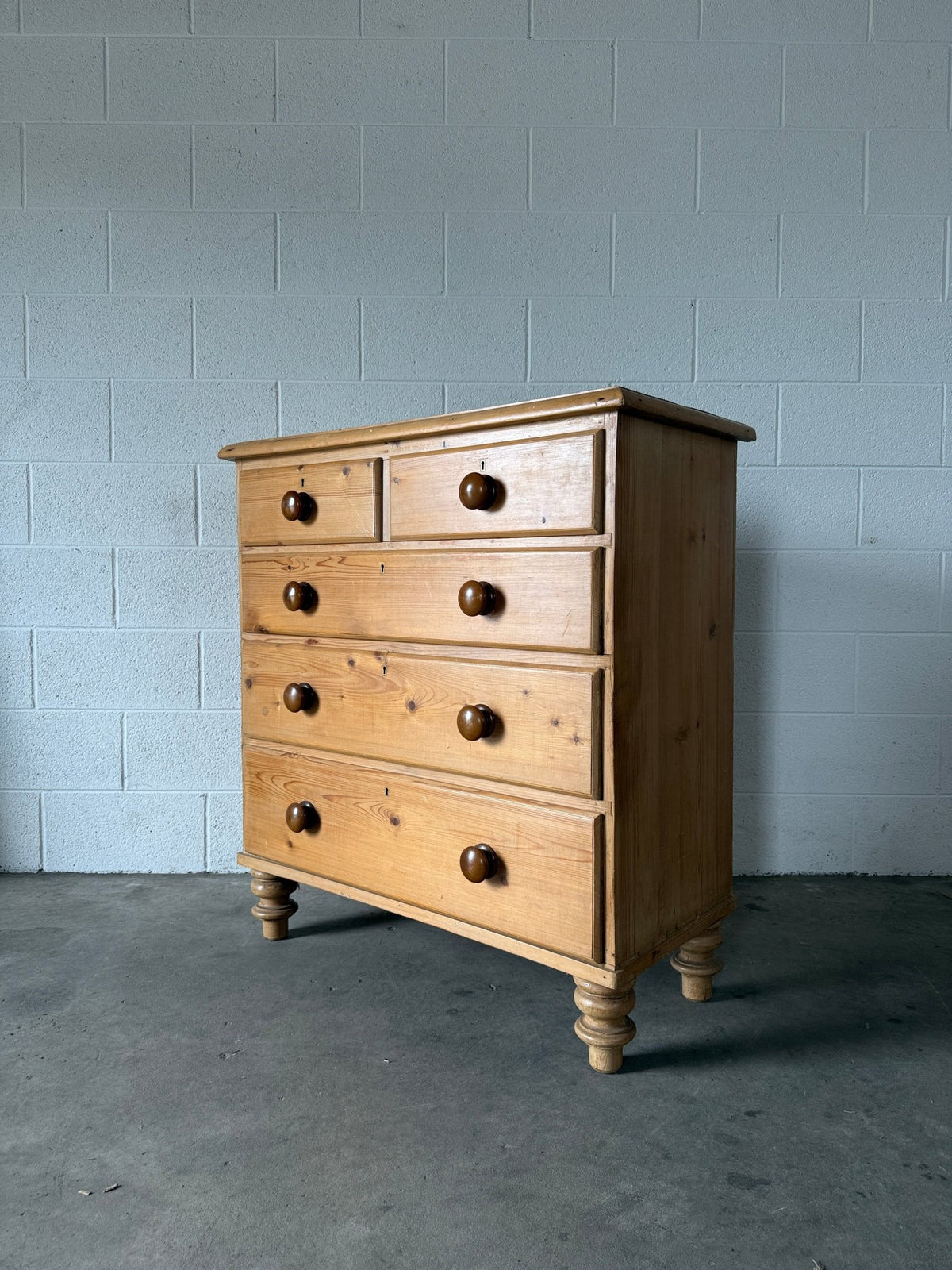 Antique Pine Chest of Drawers - House on Horizon