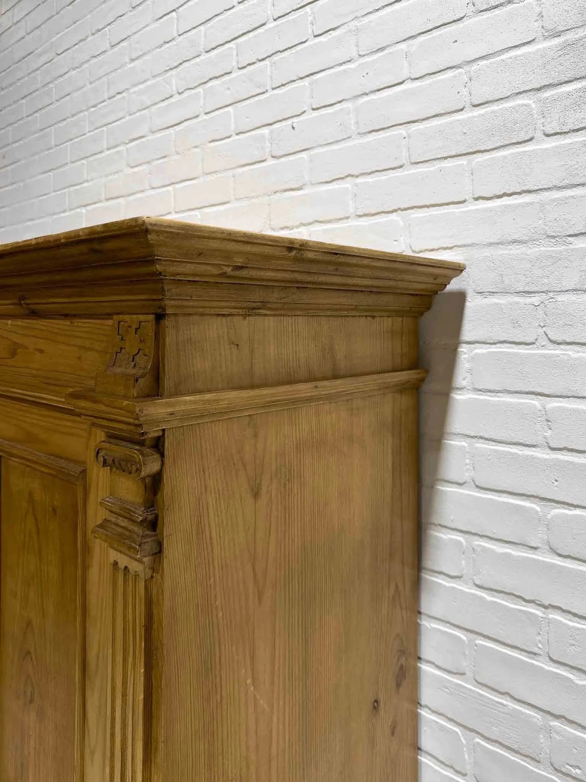 Antique pine children's wardrobe - House on Horizon