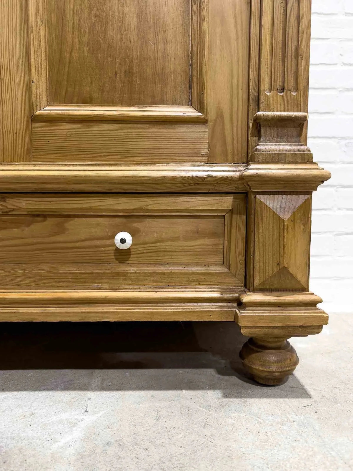 Antique pine children's wardrobe - House on Horizon