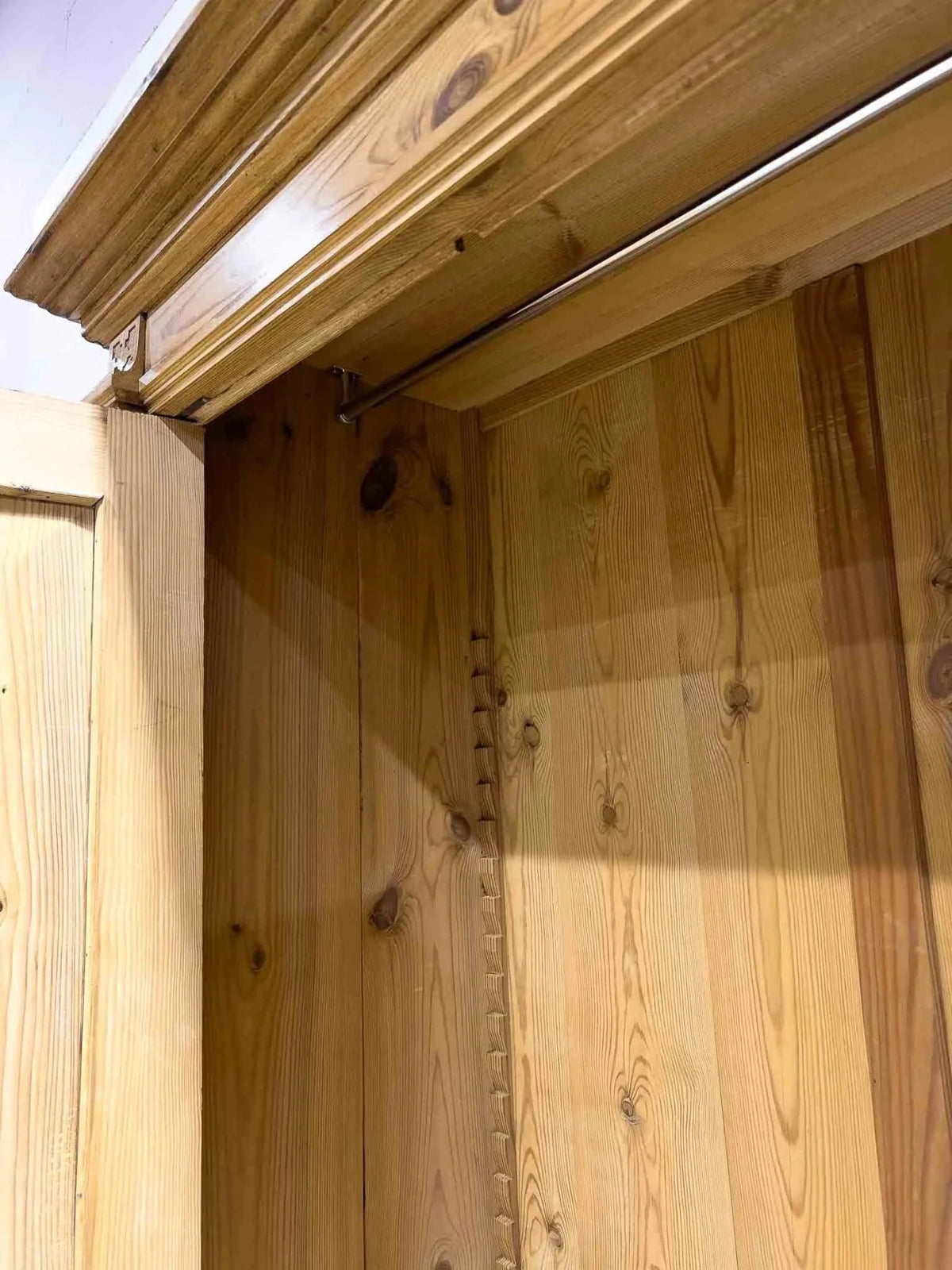 Antique pine children's wardrobe - House on Horizon