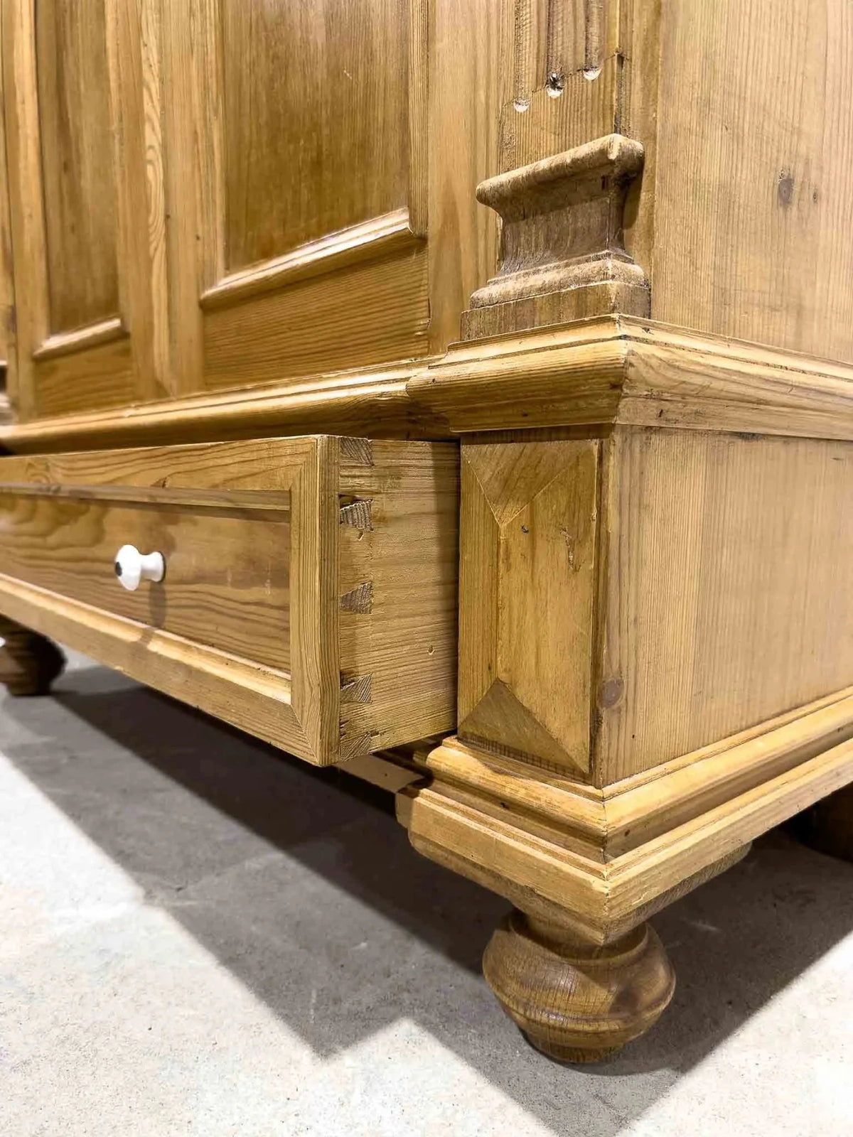 Antique pine children's wardrobe - House on Horizon
