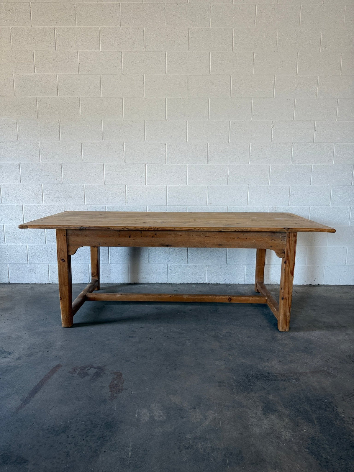 Antique Pine Dining Table - House on Horizon