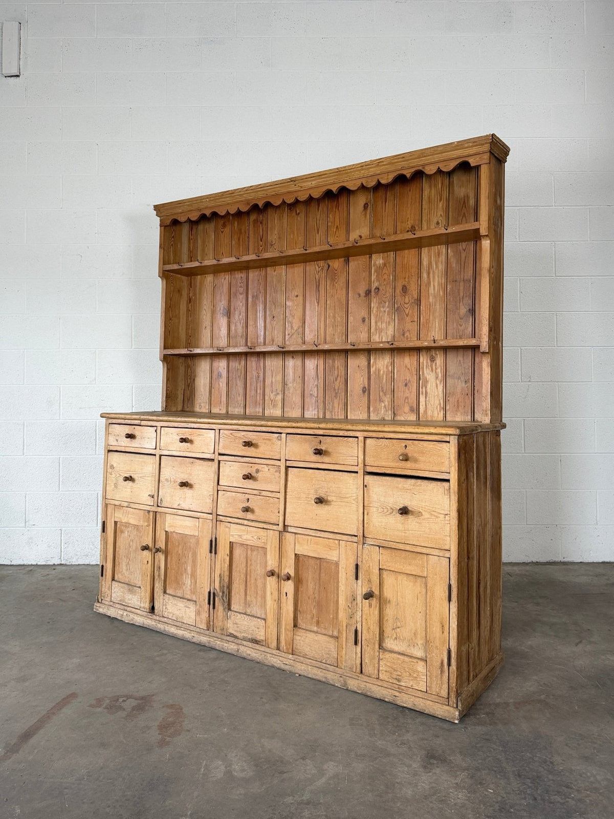 Antique pine dresser with unusual drawers - House on Horizon