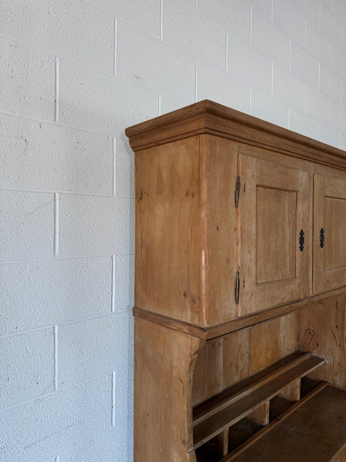 Antique Pine Hutch or Kitchen Cupboard - House on Horizon
