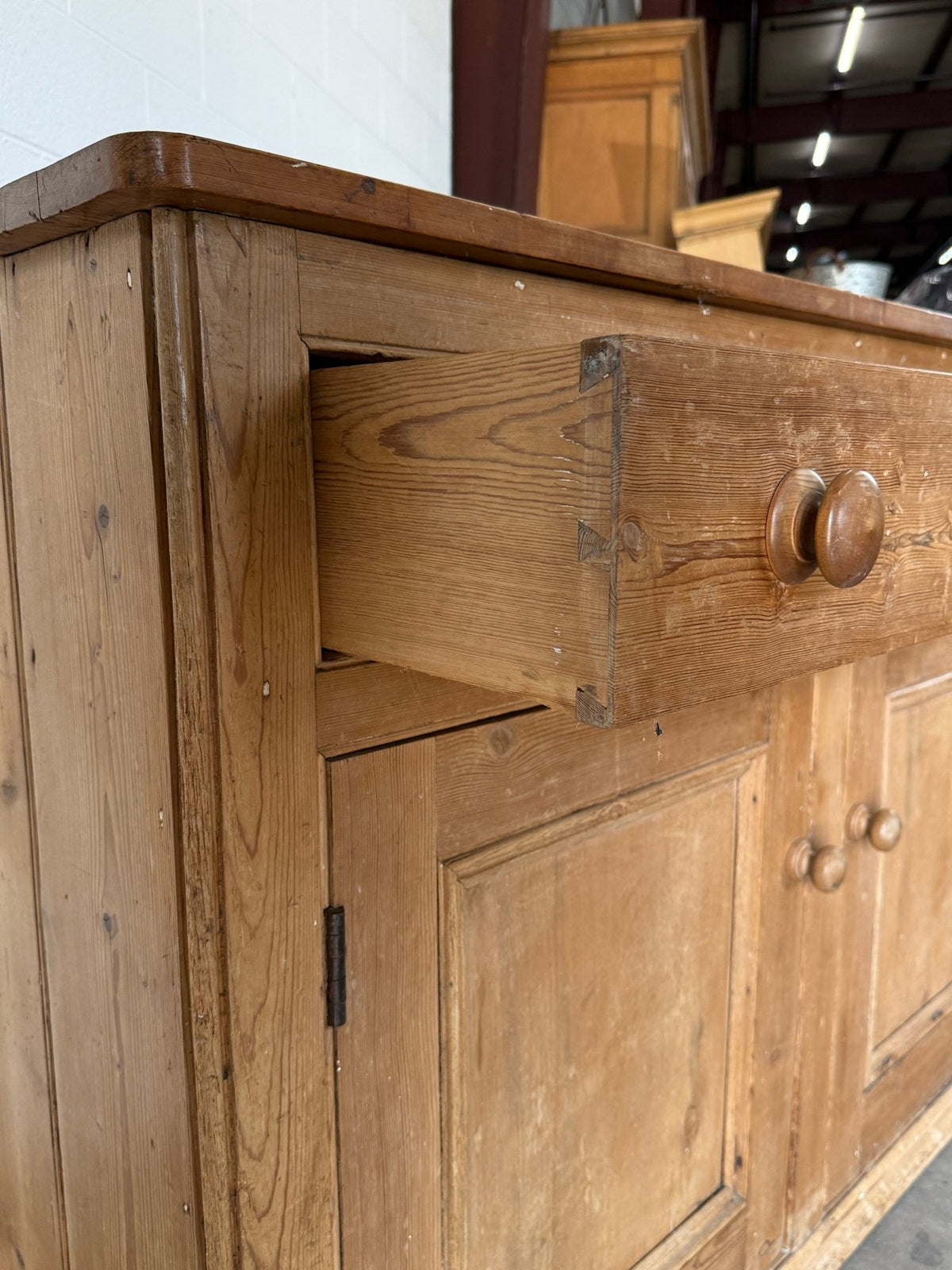 Antique Pine Sideboard - House on Horizon