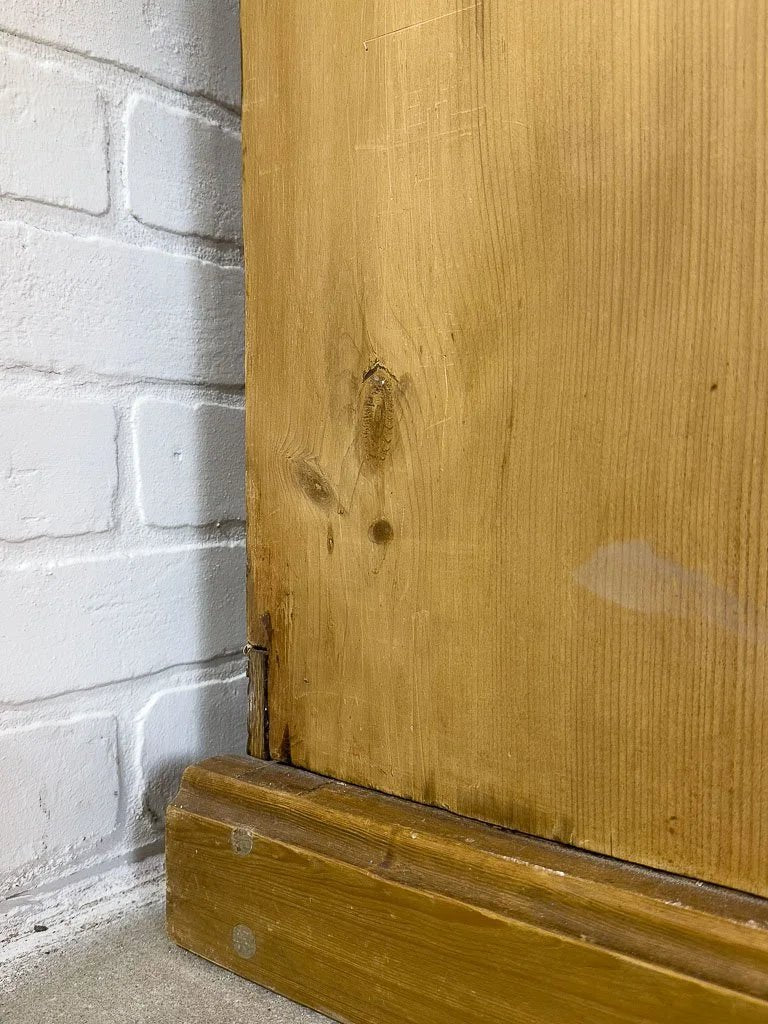 Antique pine wardrobe with interior drawers - House on Horizon