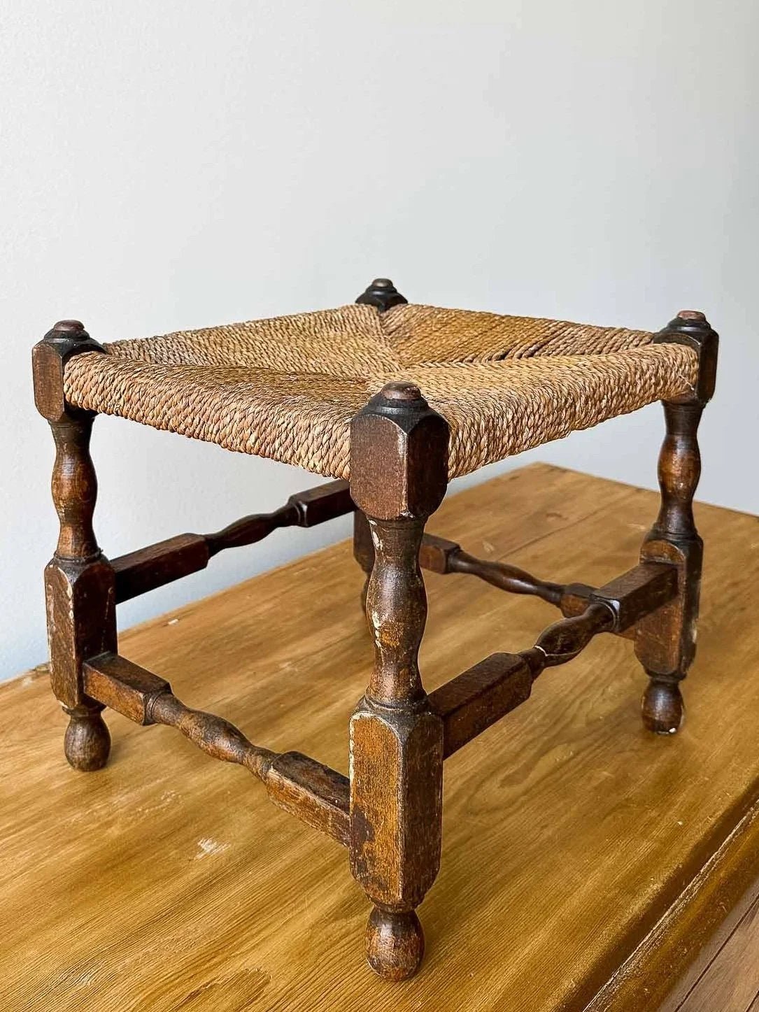 Antique stool - House on Horizon