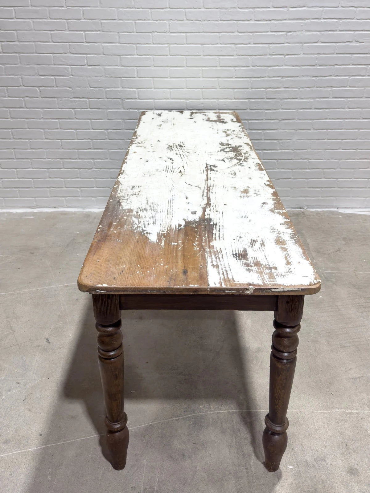 Antique table with original paint - House on Horizon