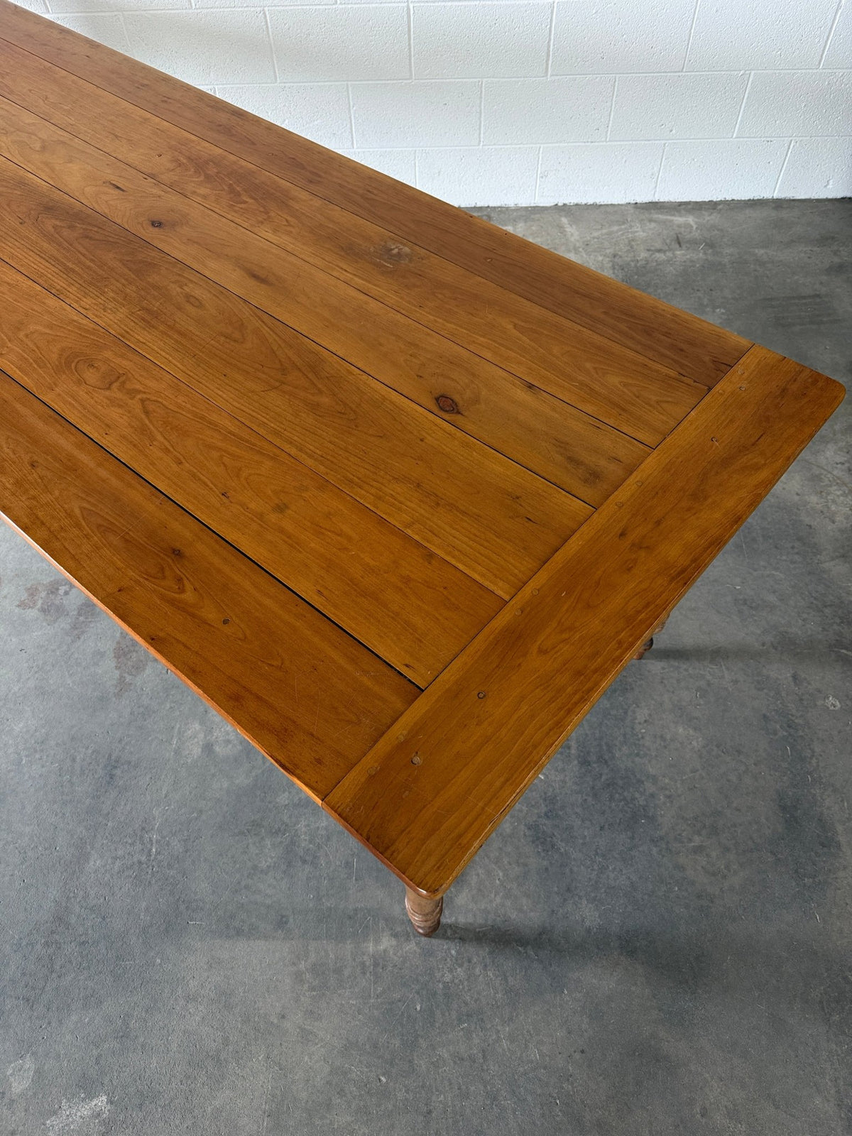 Beautiful antique French cherry dining table - House on Horizon