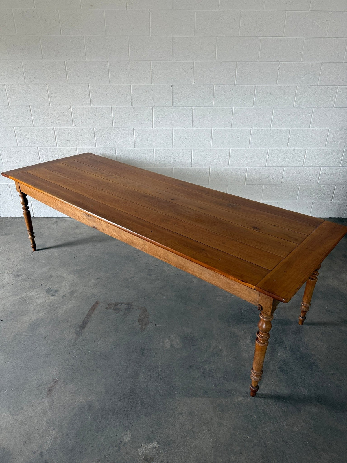 Beautiful antique French cherry dining table - House on Horizon