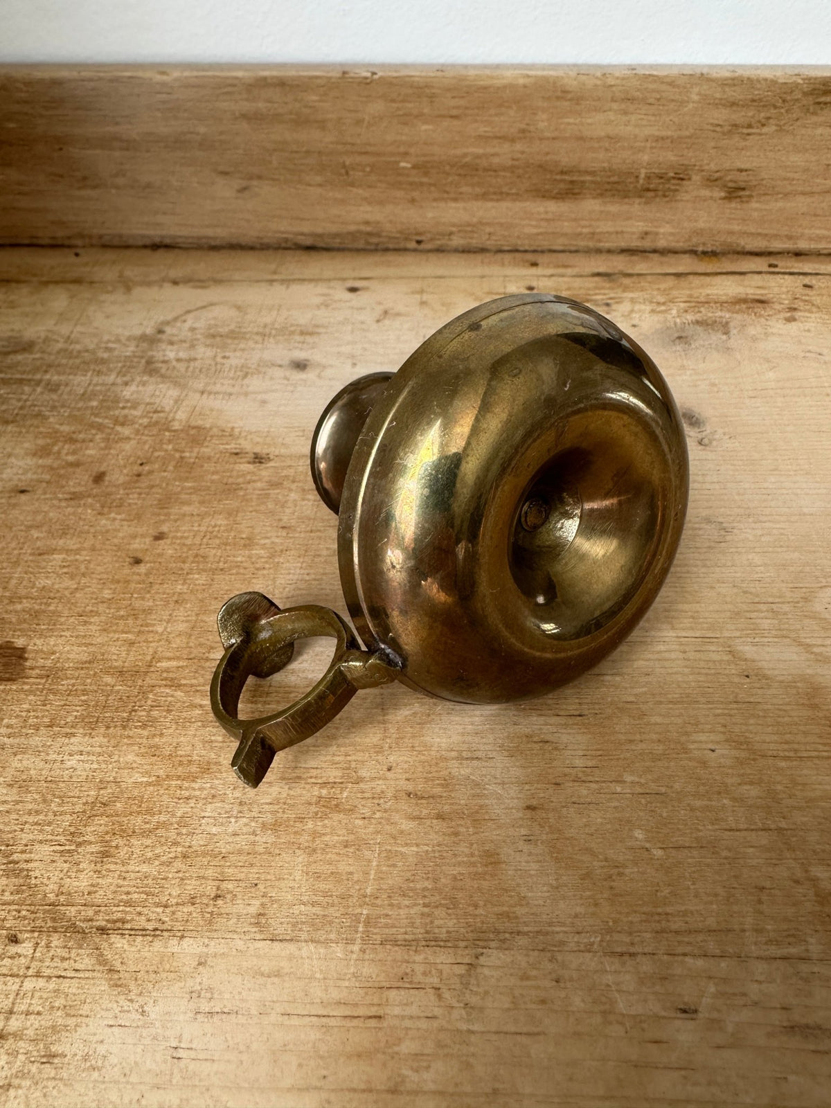 Brass candlestick - House on Horizon