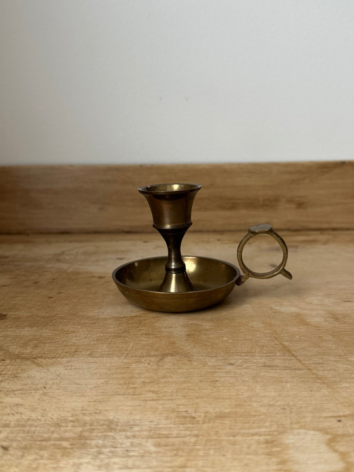 Brass candlestick - House on Horizon