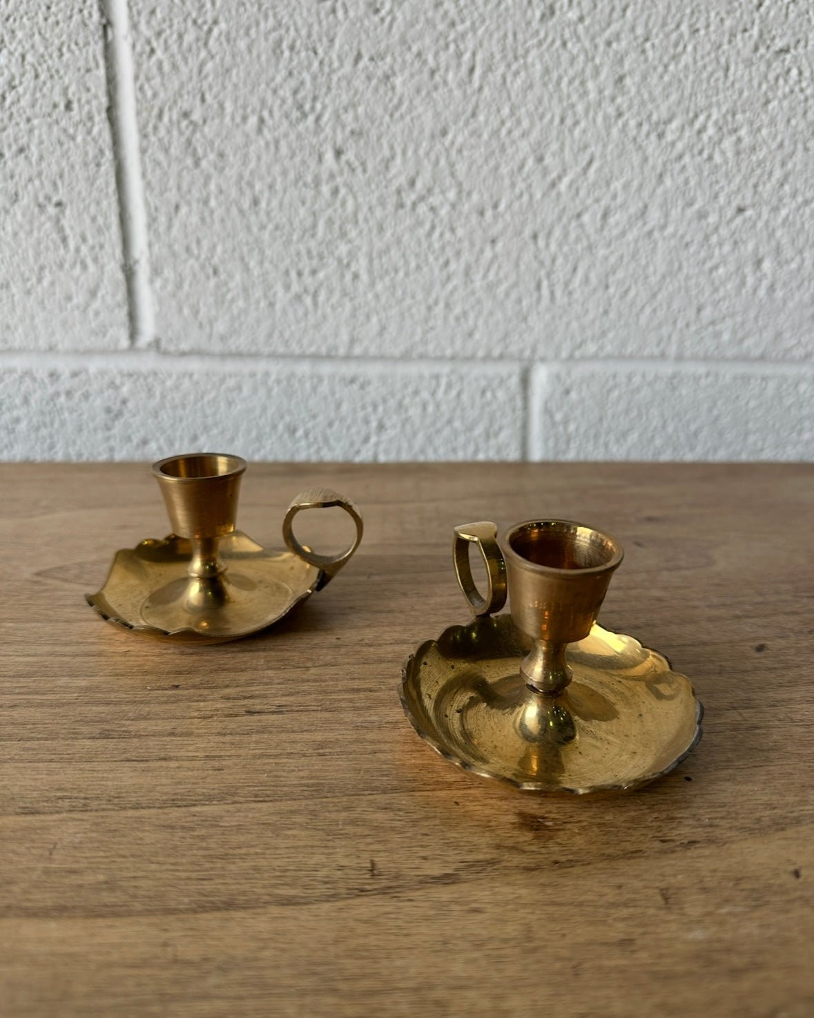 Candlestick Pair - House on Horizon