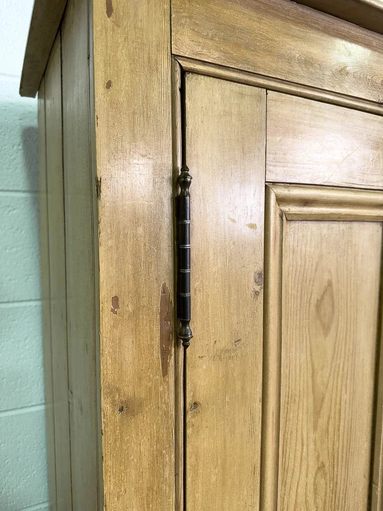 Antique English pine cupboard
