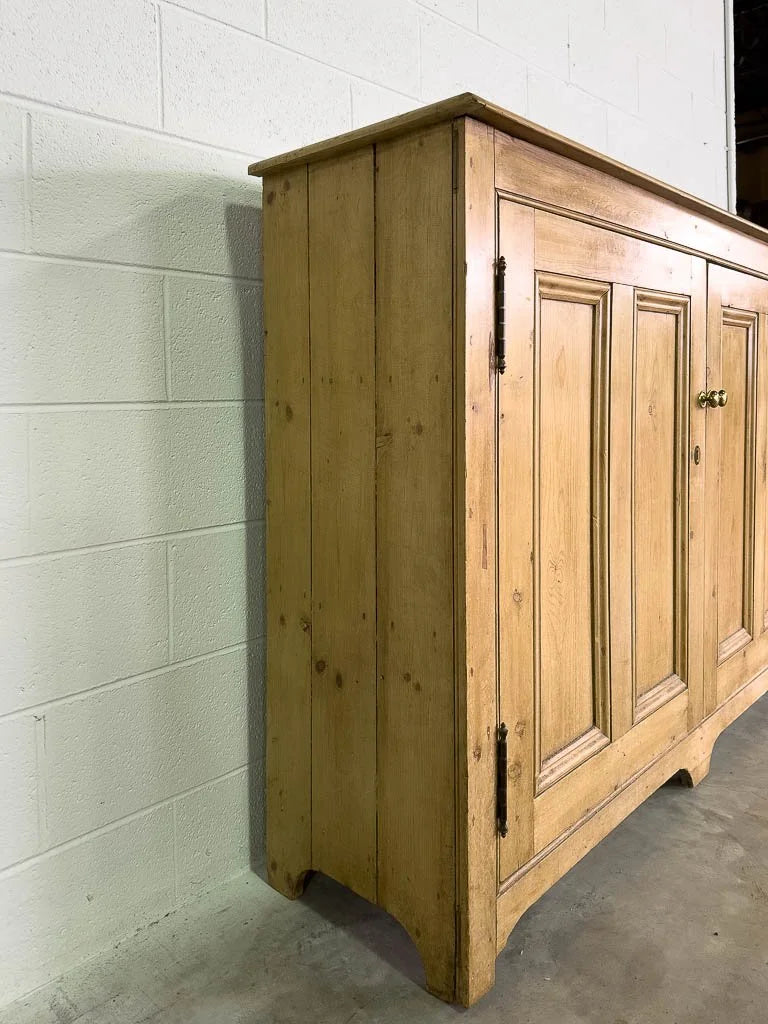 Antique English pine cupboard