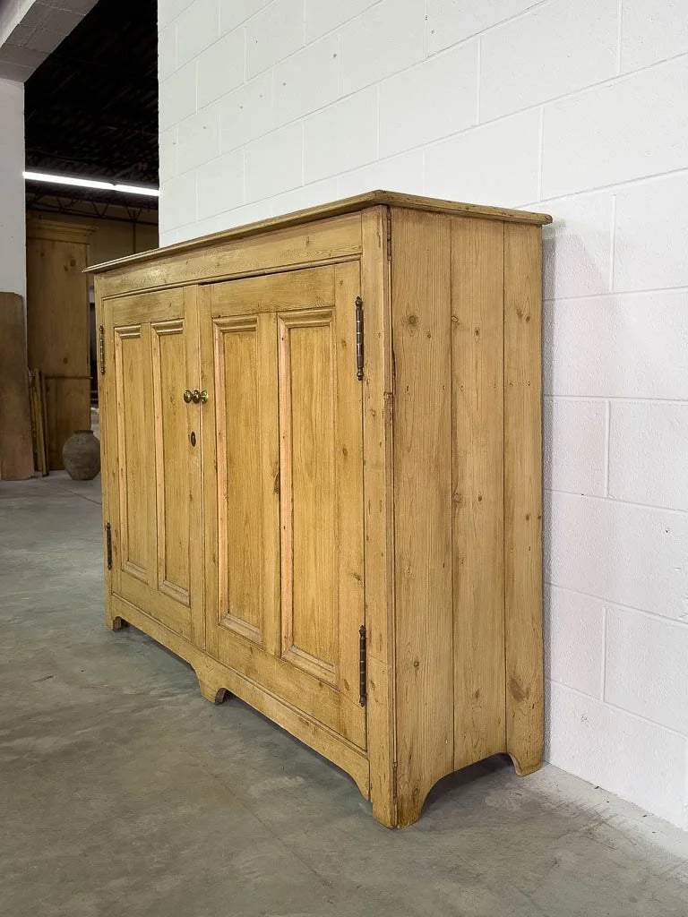 Antique English pine cupboard