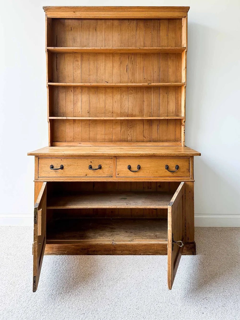English antique pine welsh dresser - House on Horizon