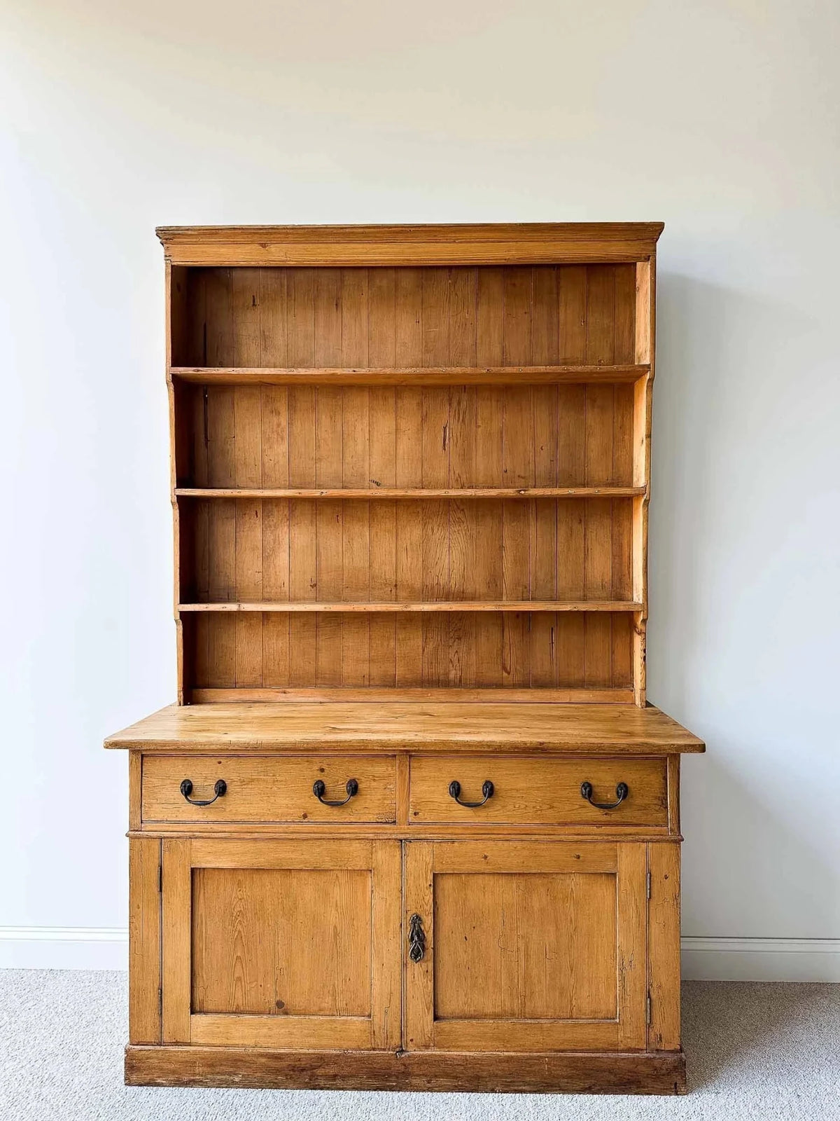 English antique pine welsh dresser - House on Horizon