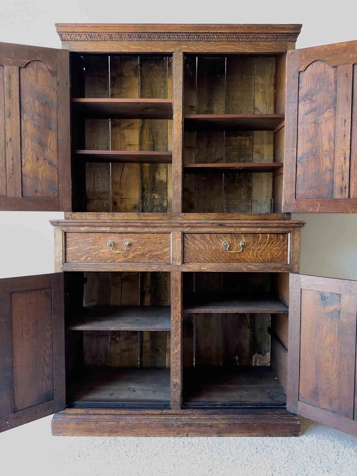 English oak larder cupboard - House on Horizon