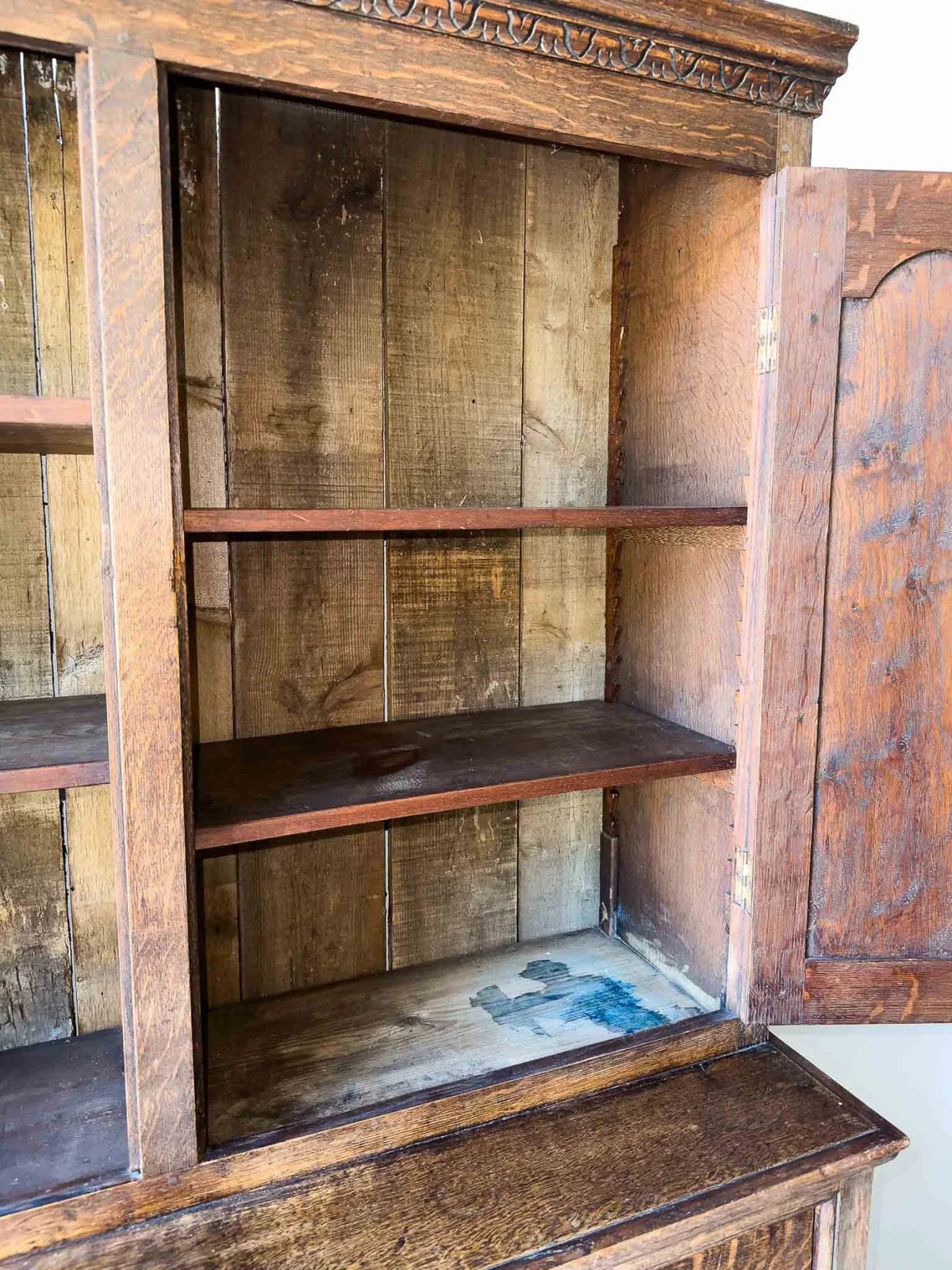 English oak larder cupboard - House on Horizon