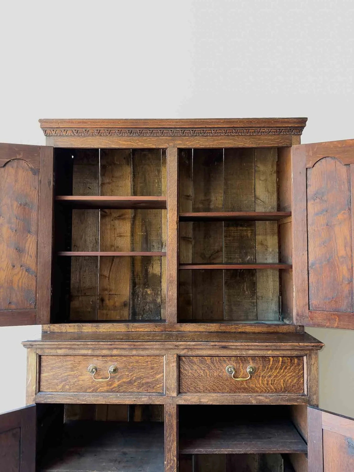 English oak larder cupboard - House on Horizon