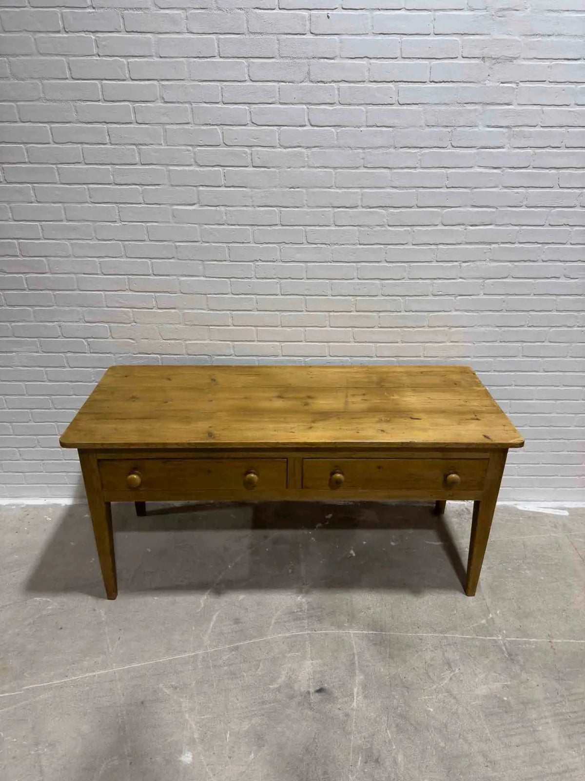 English pine antique server - House on Horizon