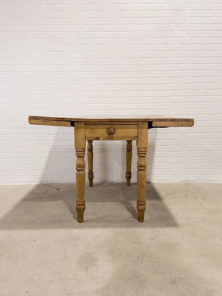 English pine drop leaf table - House on Horizon