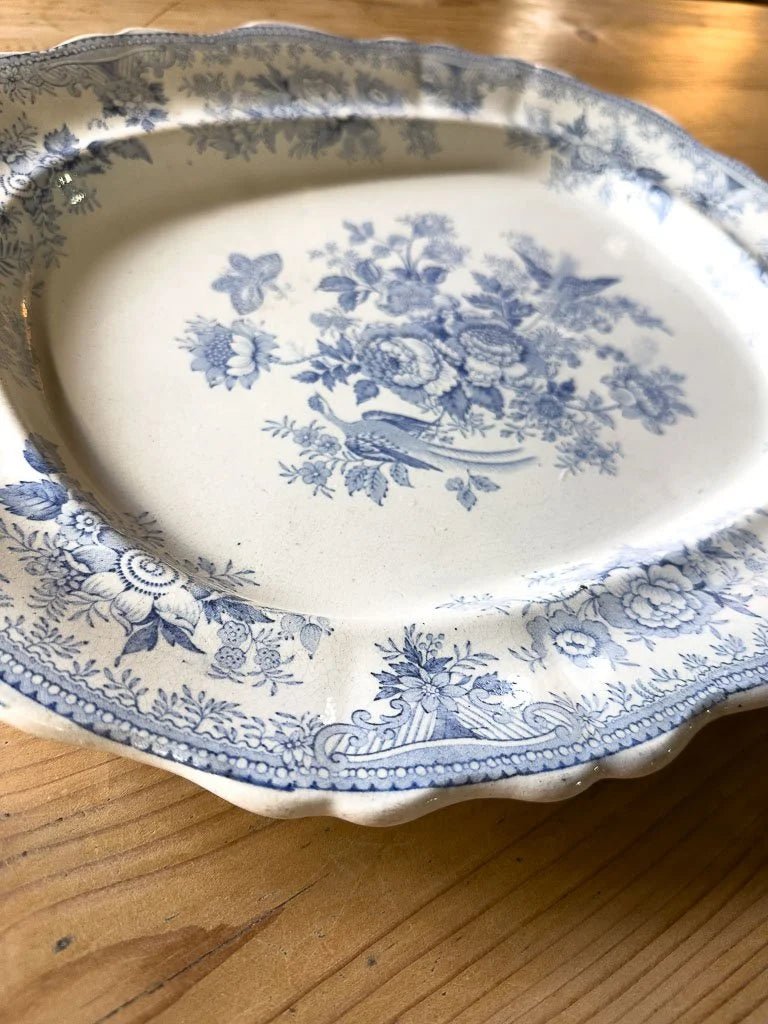 English serving platter - House on Horizon