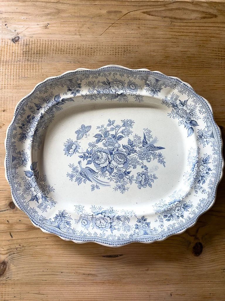 English serving platter - House on Horizon