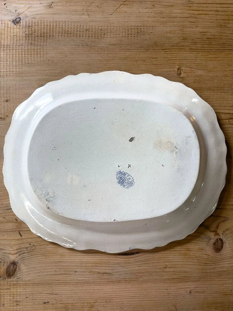 English serving platter - House on Horizon