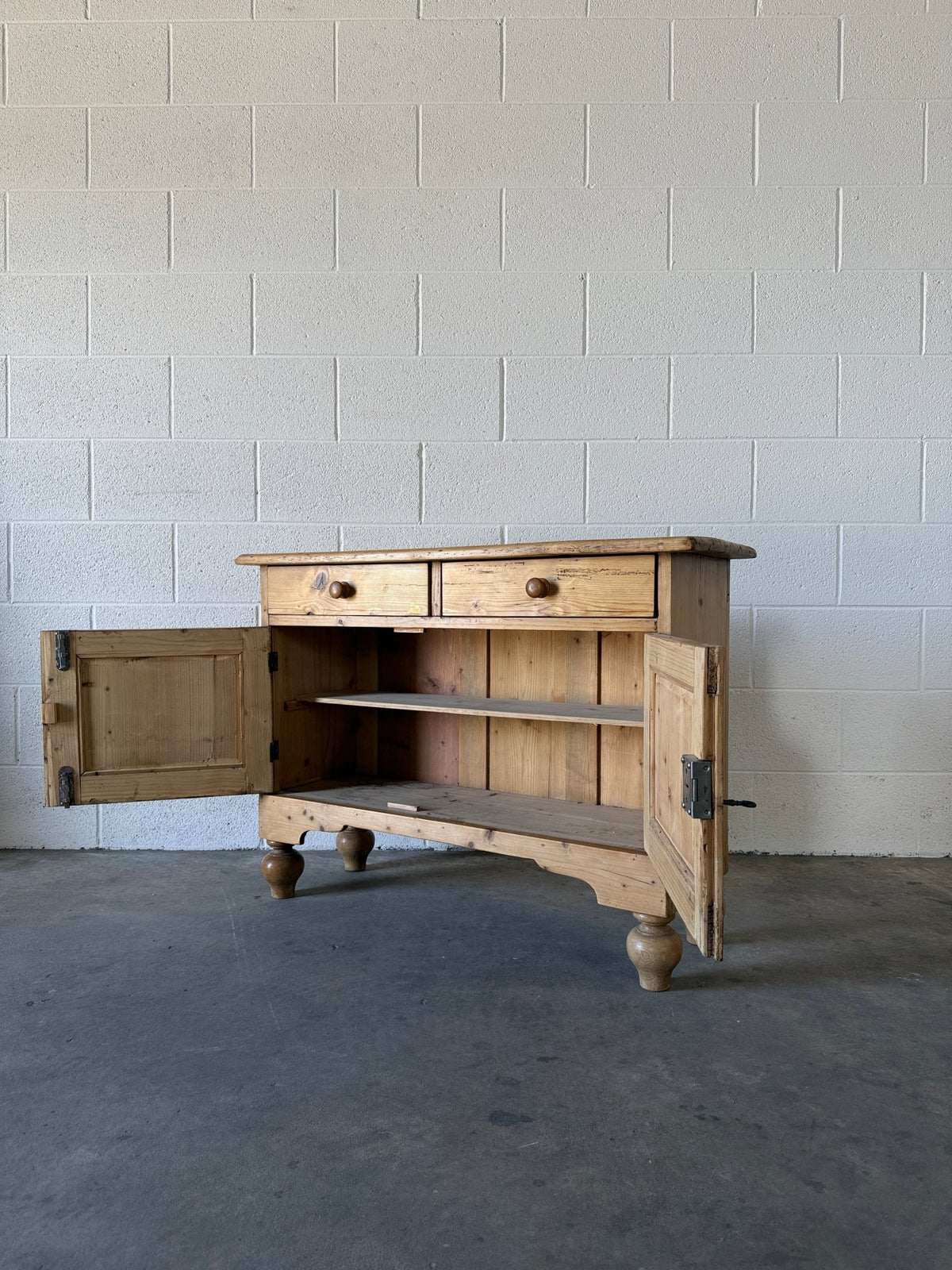 European pine cupboard circa 1940 - House on Horizon