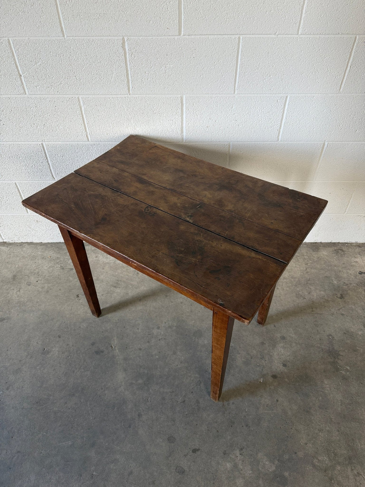 French Antique Fruitwood Side Table - House on Horizon