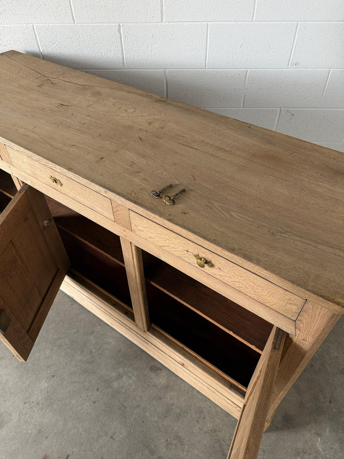 French antique oak sideboard - House on Horizon