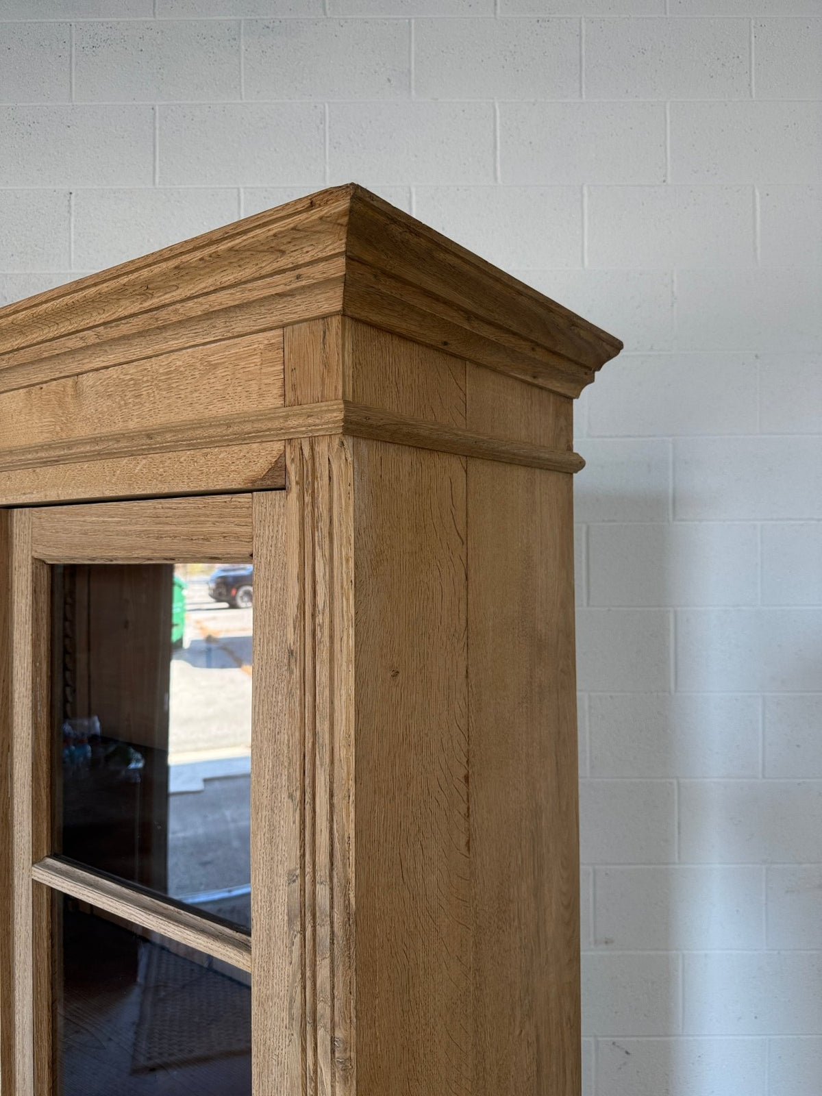 French glass display cupboard - House on Horizon