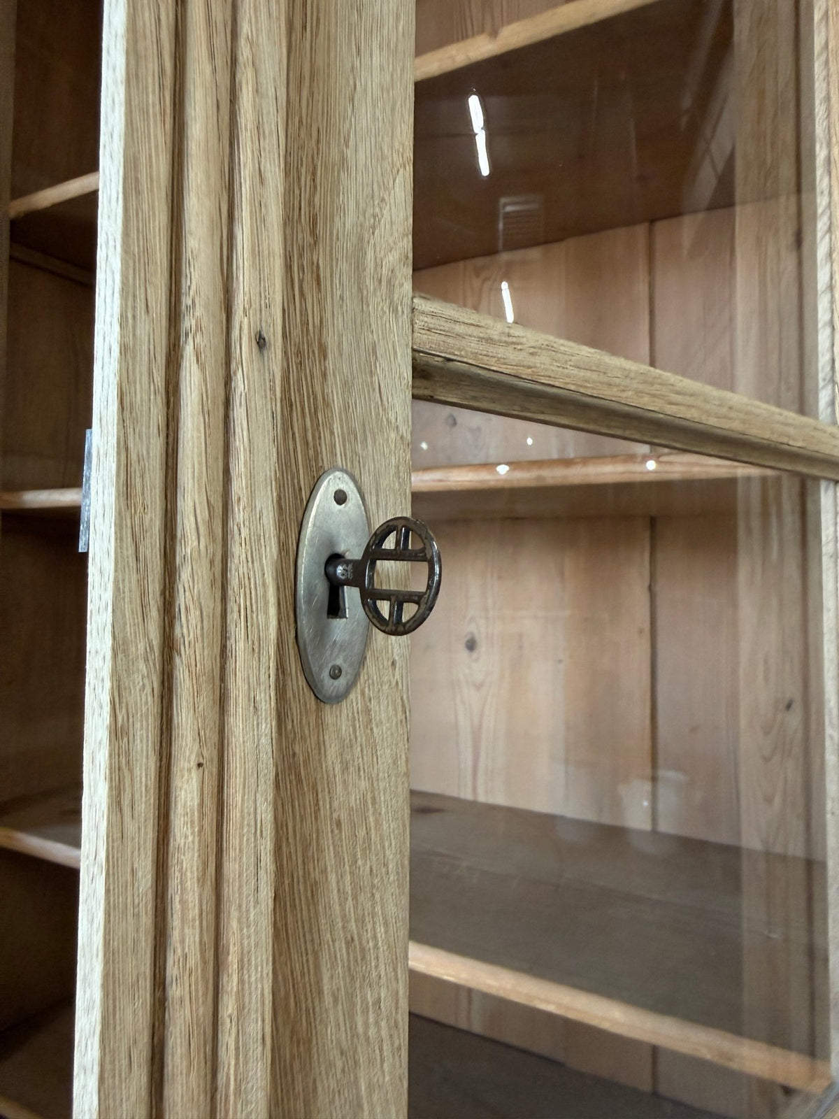 French glass display cupboard - House on Horizon
